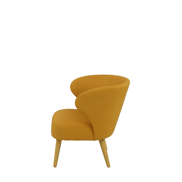 Fotoliu piele NEAGRA | model CAPRICE