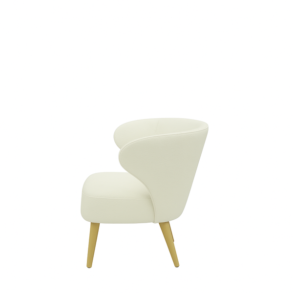 Fotoliu piele NEAGRA | model CAPRICE