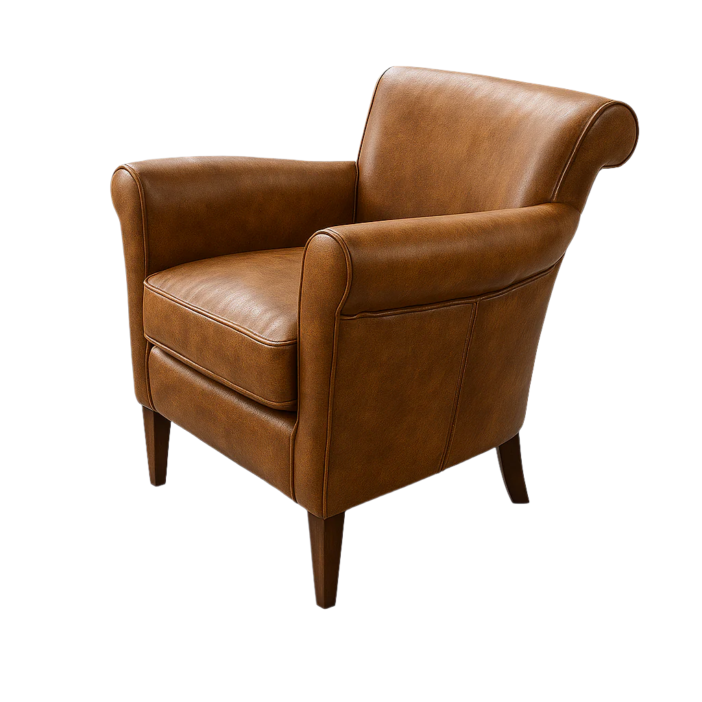 Fotoliu piele TALI culoare MARO