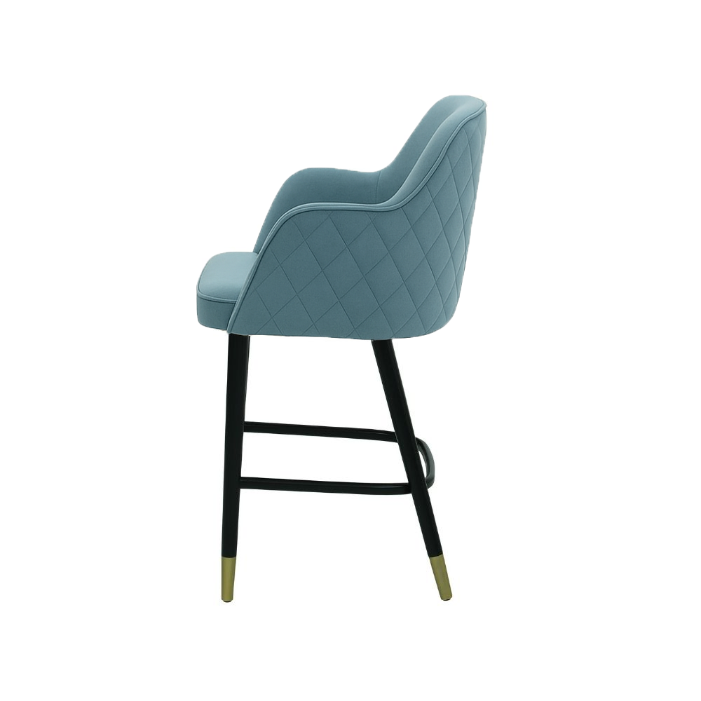Scaun bar catifea ROZ | model PINO X
