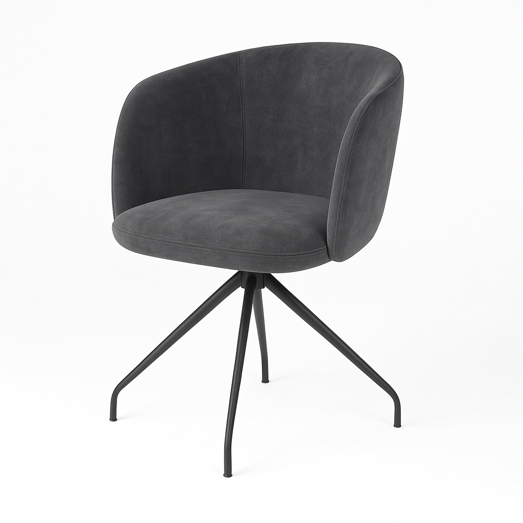 Scaun catifea VERDE | model ZURLI