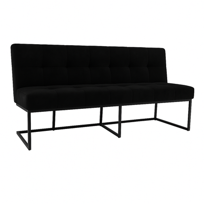 Bancheta catifea  CABALLERO culoare NEGRU