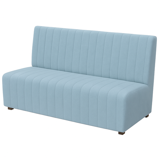 Bancheta catifea LUIGI culoare ALBASTRU DESCHIS