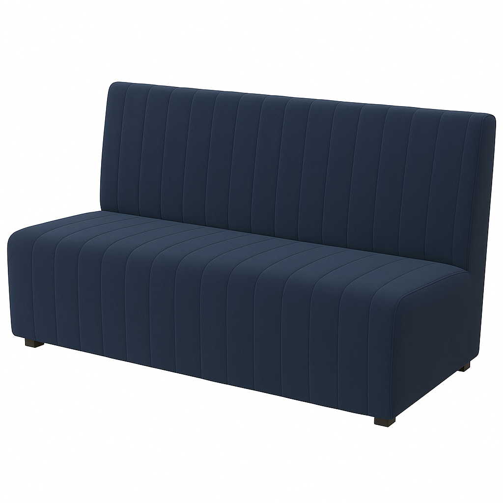 Bancheta catifea LUIGI culoare ALBASTRU