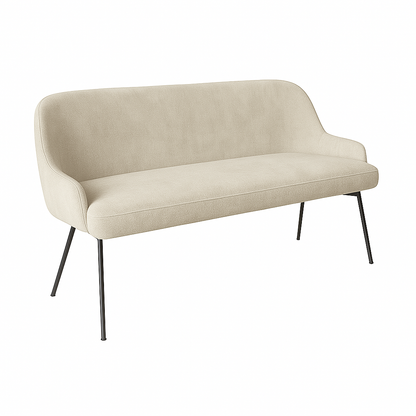 Bancheta catifea SASHA culoare BEJ