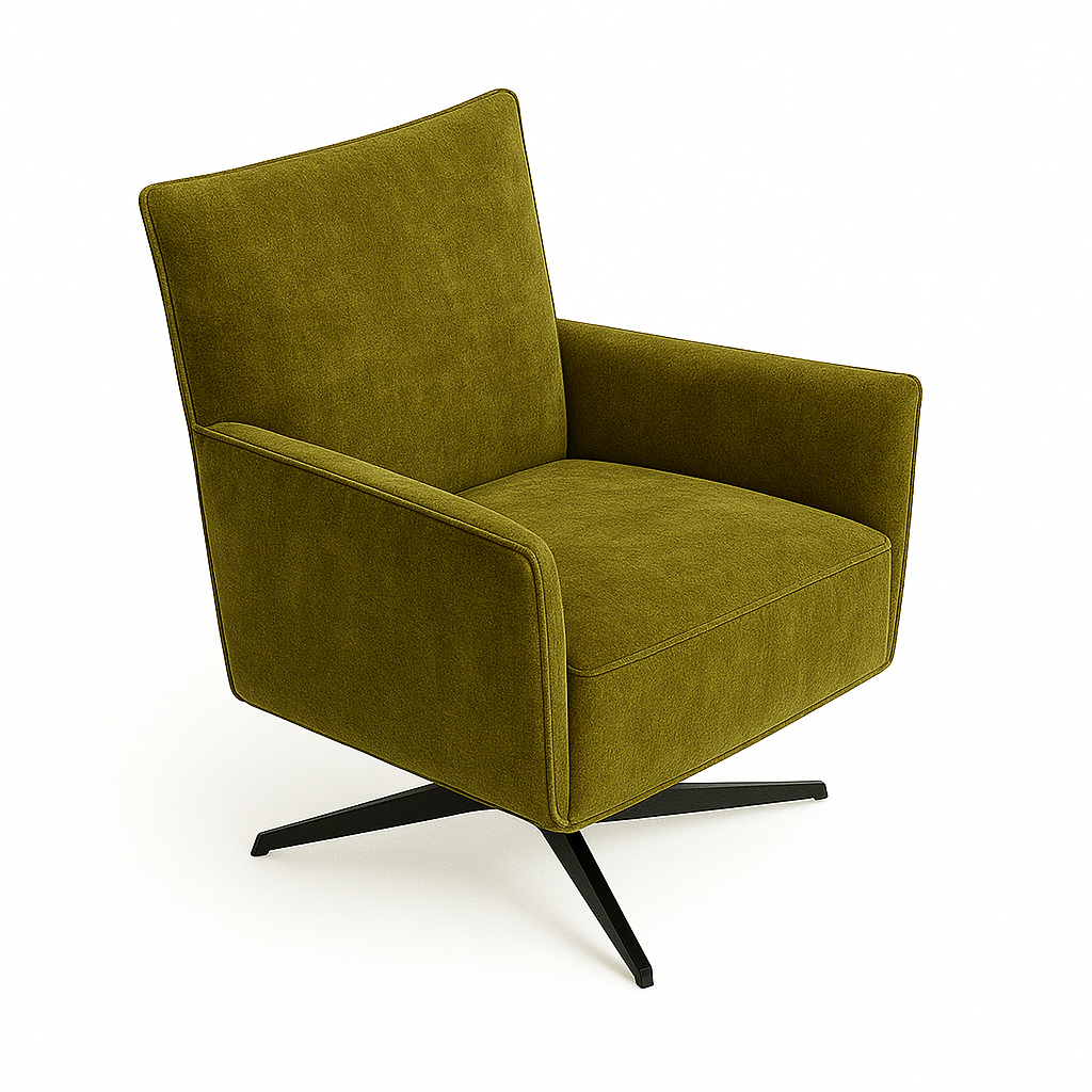 Fotoliu catifea VERDE | model CONFI