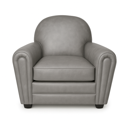 Fotoliu piele GRI model MARA