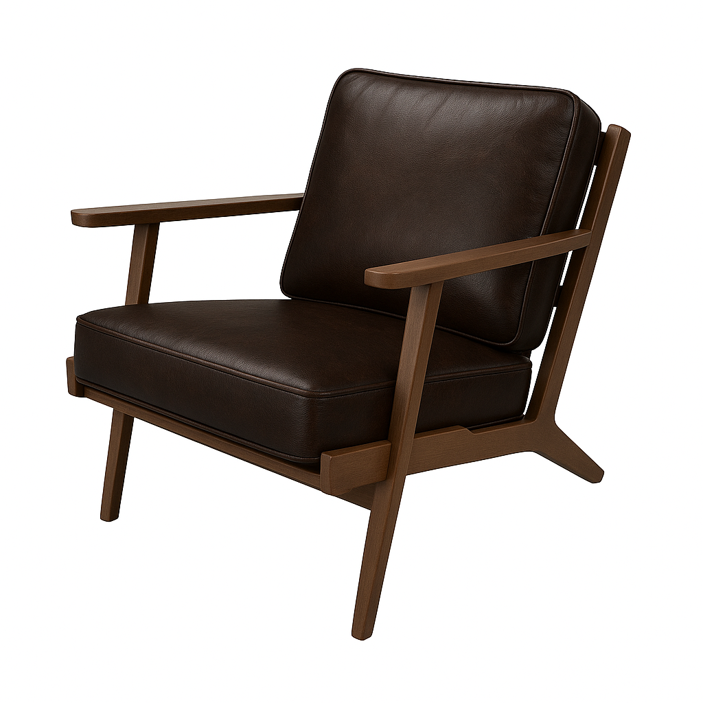 Fotoliu piele MARO INCHIS | model MARIA