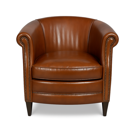 Fotoliu piele NISI culoare MARO