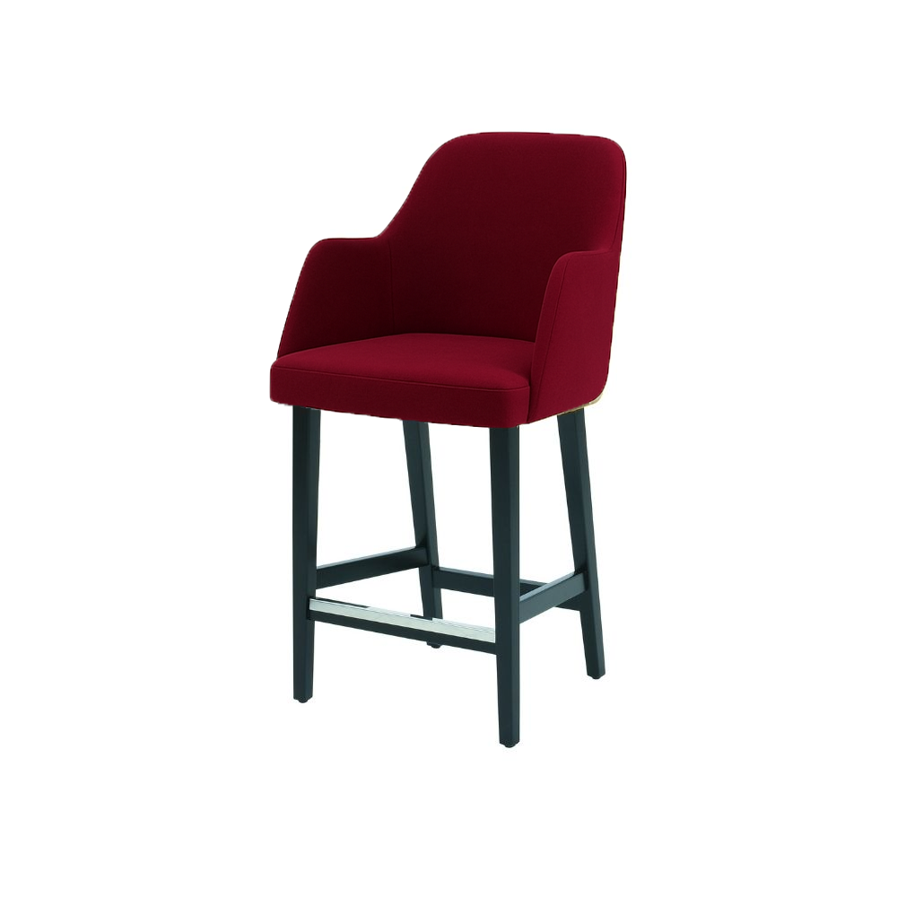 Scaun bar catifea BEJ | model PINO