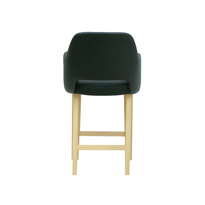 Scaun bar piele VERDE | model APRIL