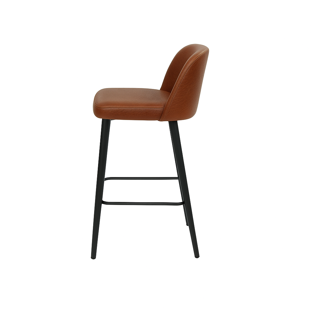Scaun bar piele GALBENA | model IVA