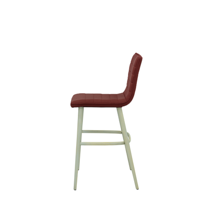 Scaun bar piele BORDO | model NIZZIE