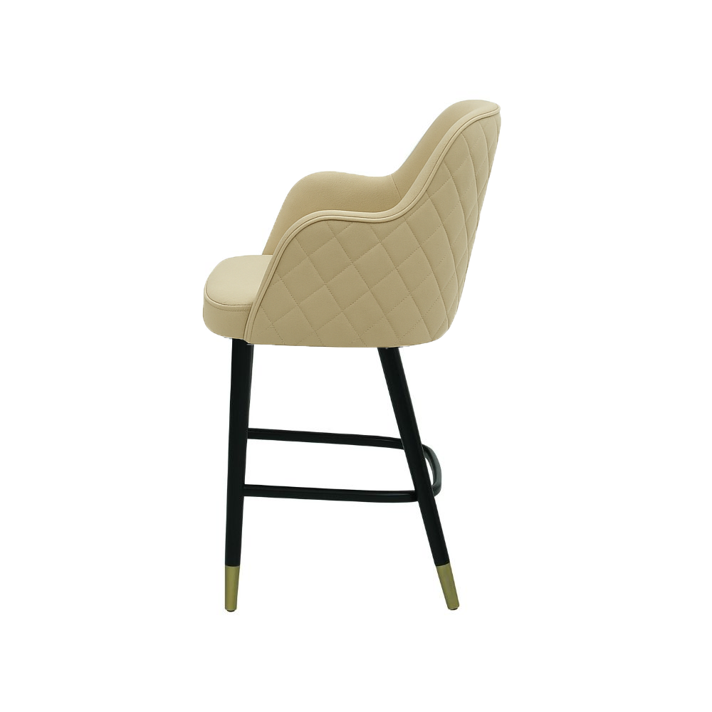 Scaun bar piele GALBENA | model PINO X