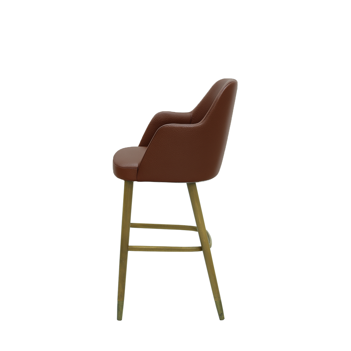 Scaun bar piele GALBENA | model PINO