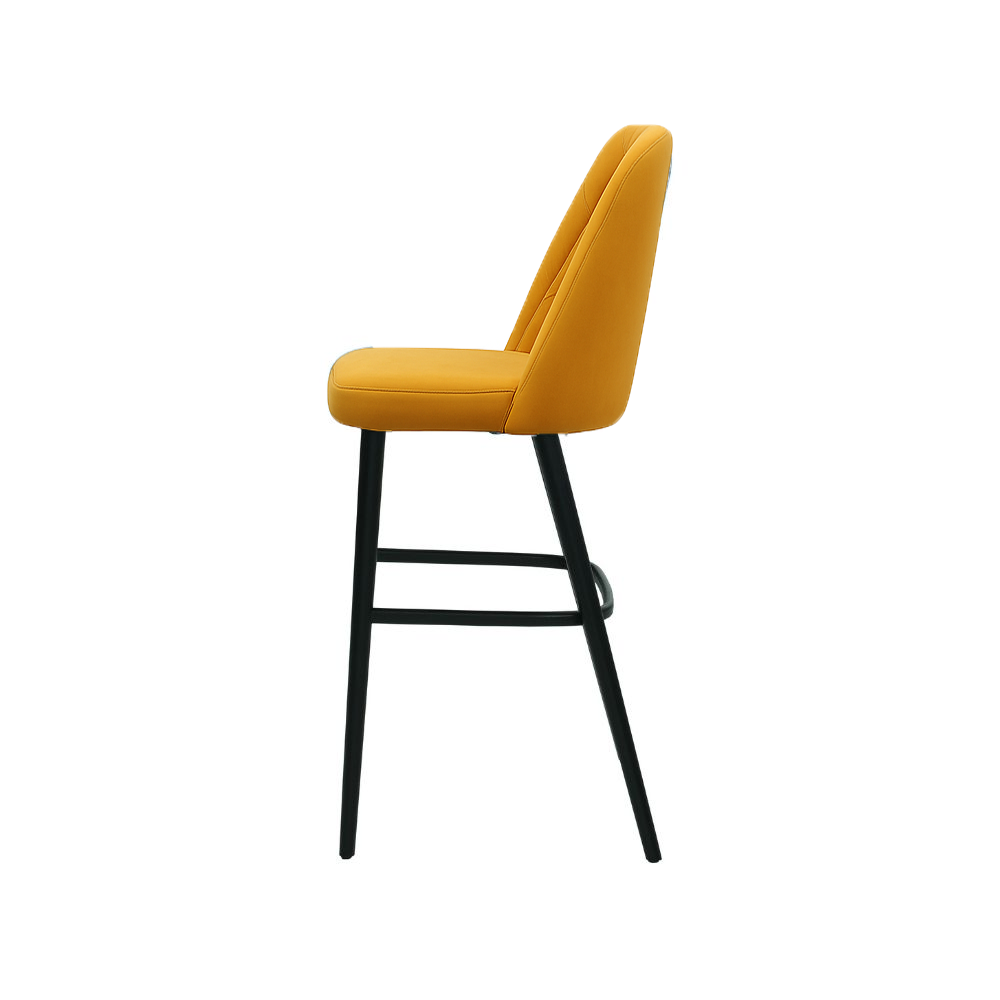 Scaun bar piele GALBENA | model SCOT