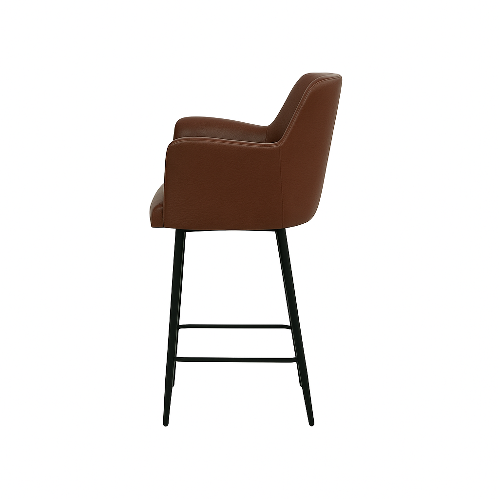 Scaun bar piele ALBASTRA | model SIGMA