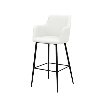Scaun bar piele ALBASTRA | model SINDY