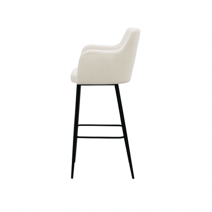 Scaun bar piele GALBENA | model SINDY