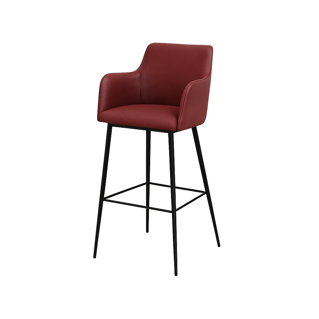 Scaun bar piele ALBASTRA | model SINDY