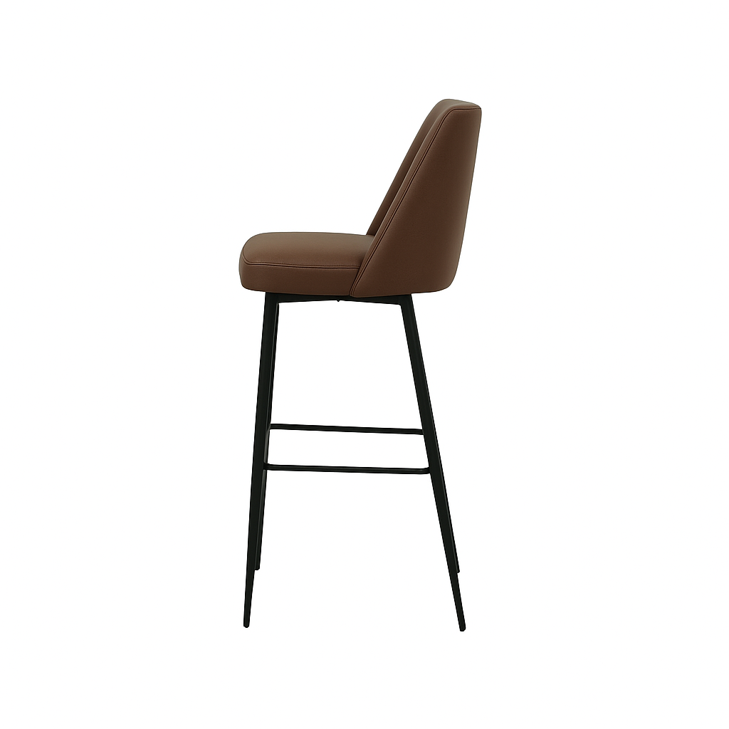 Scaun bar piele ALBASTRA | model SOLO
