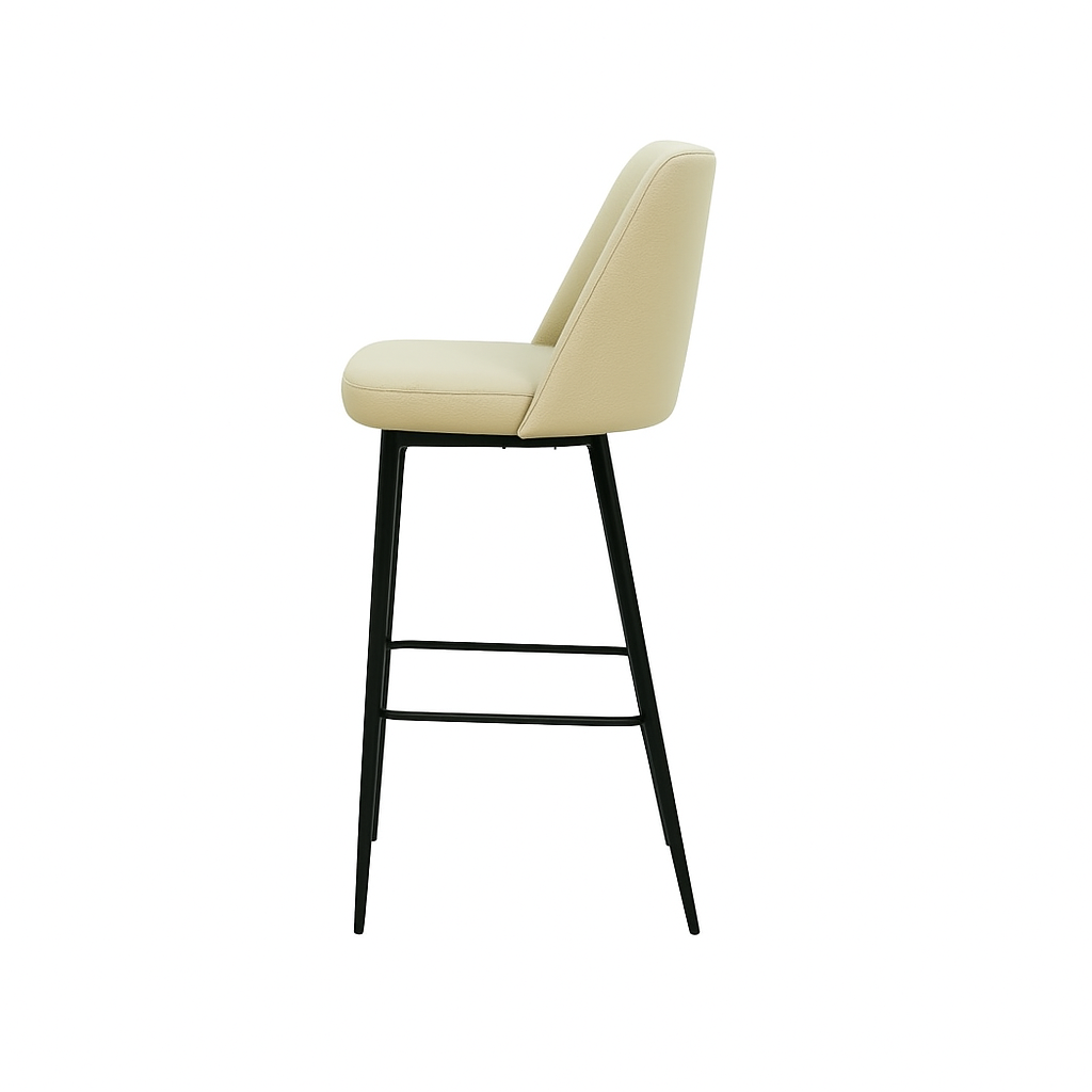 Scaun bar piele ALBASTRA | model SOLO