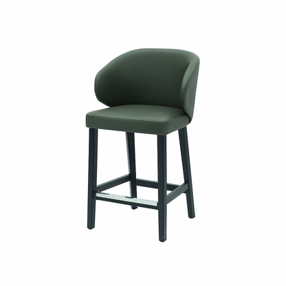 Scaun bar piele naturala BEJ | model CAPRICE