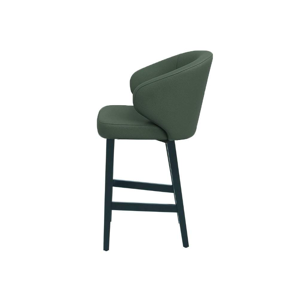 Scaun bar piele naturala ALBASTRA | model CAPRICE