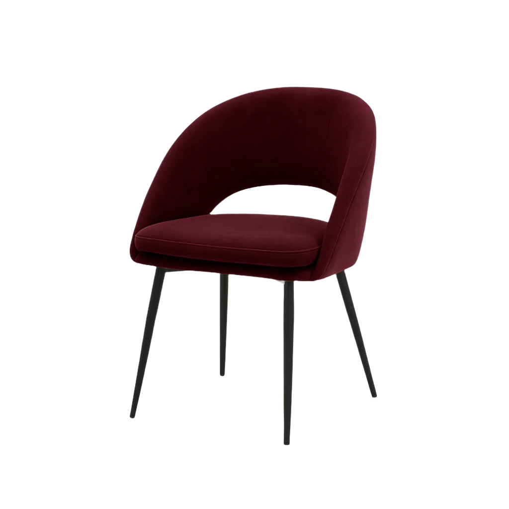 Scaun catifea ALBASTRA | model LAVA