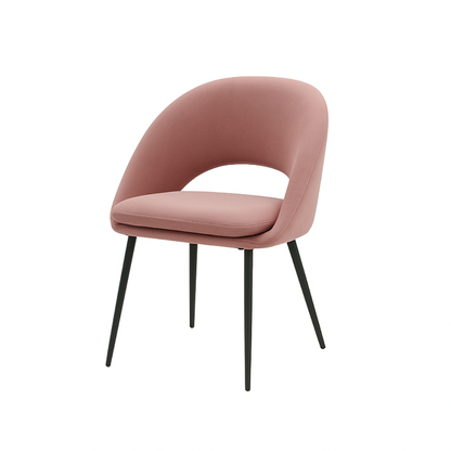 Scaun catifea ALBASTRA | model LAVA