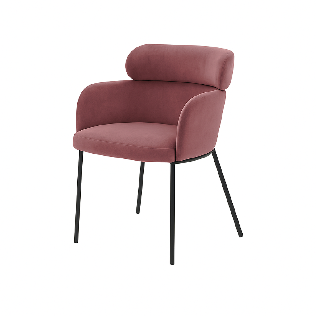 Scaun catifea ALBASTRA | model LENY