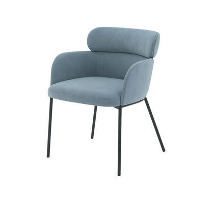 Scaun catifea ROZ | model LENY