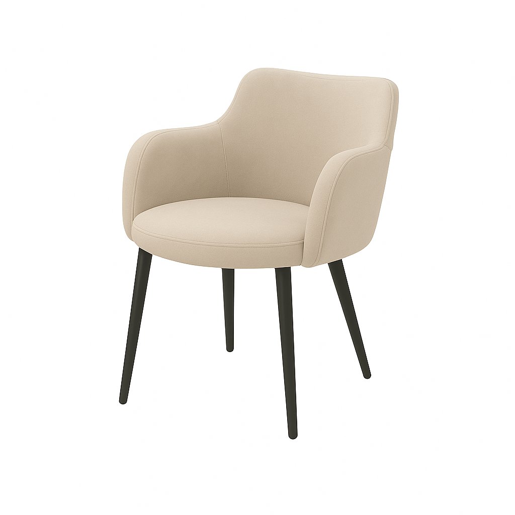 Scaun catifea GALBENA | model PERDIX