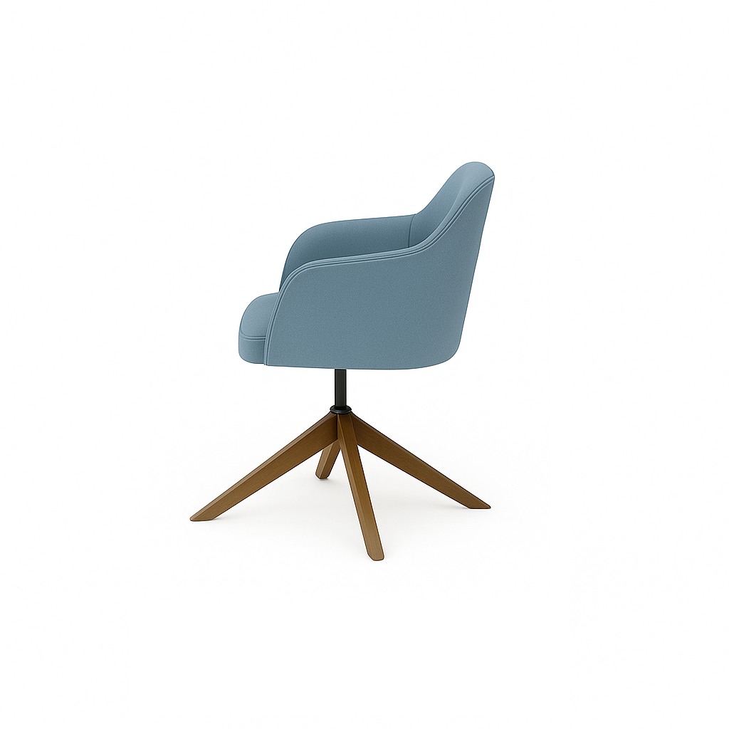 Scaun catifea VERDE | model ROBI