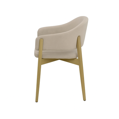 Scaun catifea BEJ | model ALMA