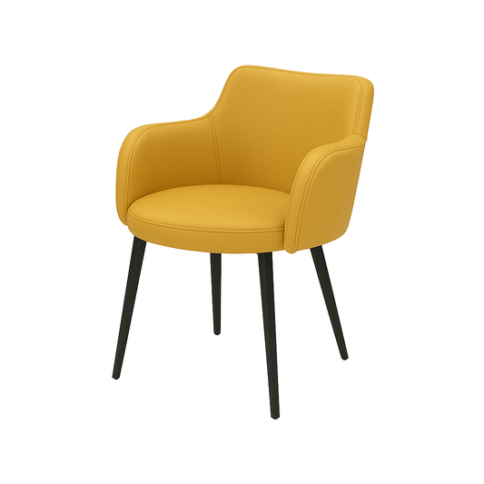 Scaun piele GALBENA | model PERDIX