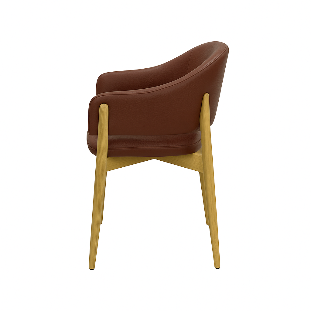 Scaun piele BEJ | model ALMA
