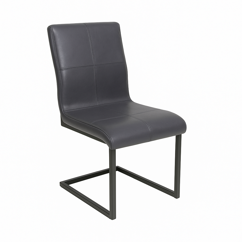 Scaun piele GRI | model INDU QUADRANT A