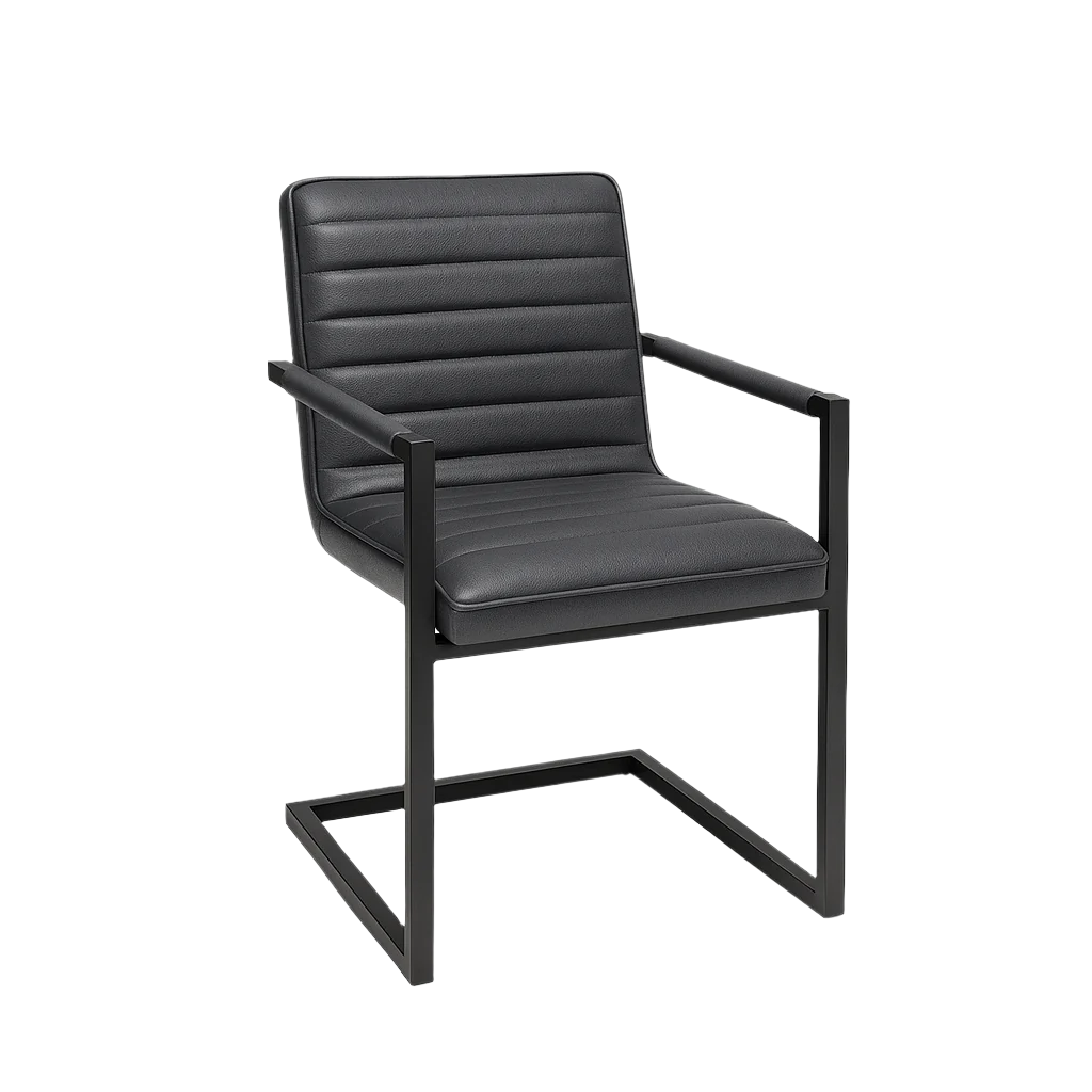 Scaun piele GRI | model INDU WAVE S